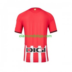Camisola Athletic Bilbao Homem Equipamento Primeiro 2023-2024 Manga Curta